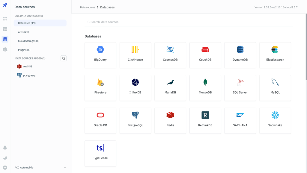 Integration tools with  external services, APIs, databases in LCNC platforms