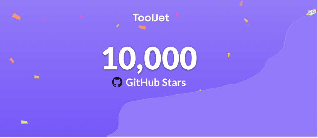 ToolJet's Reaches 10000 GitHub Stars