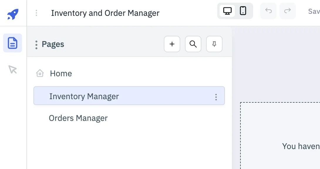 Pages - google sheets