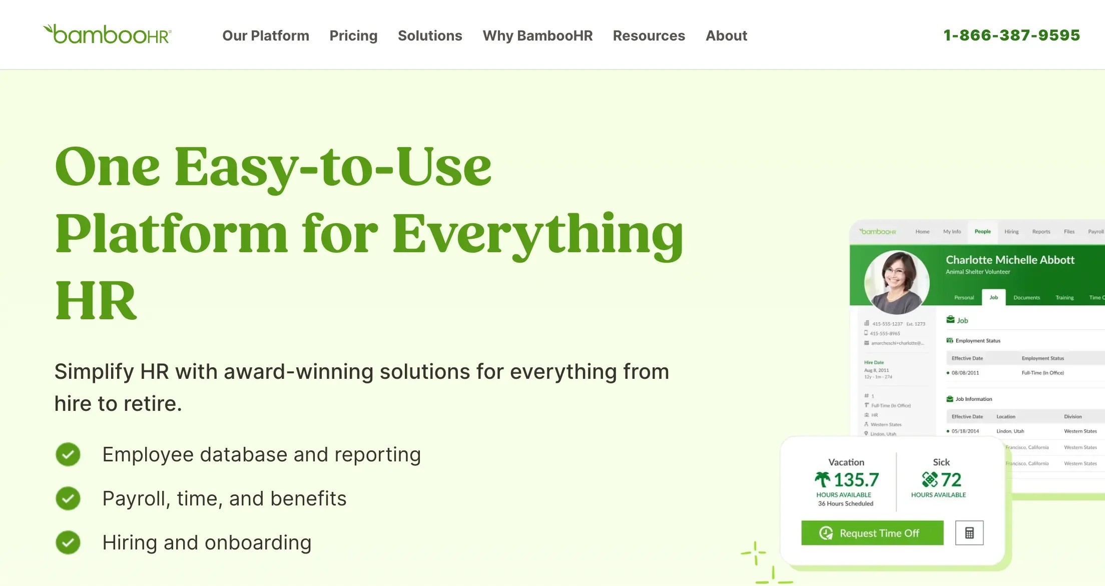 BambooHR For HR Management - Internal Tools