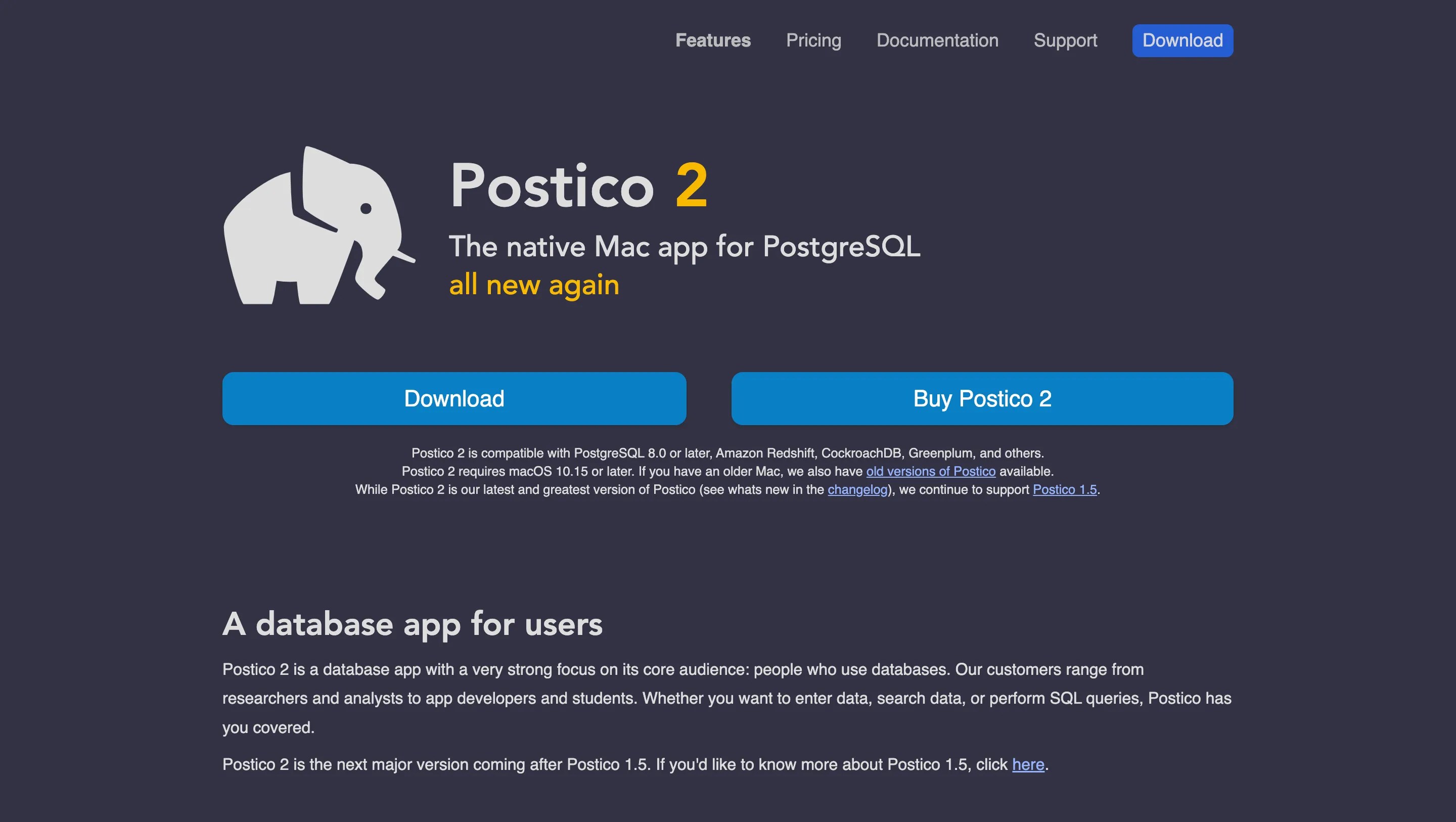Postico 2 - PostgreSQL GUI