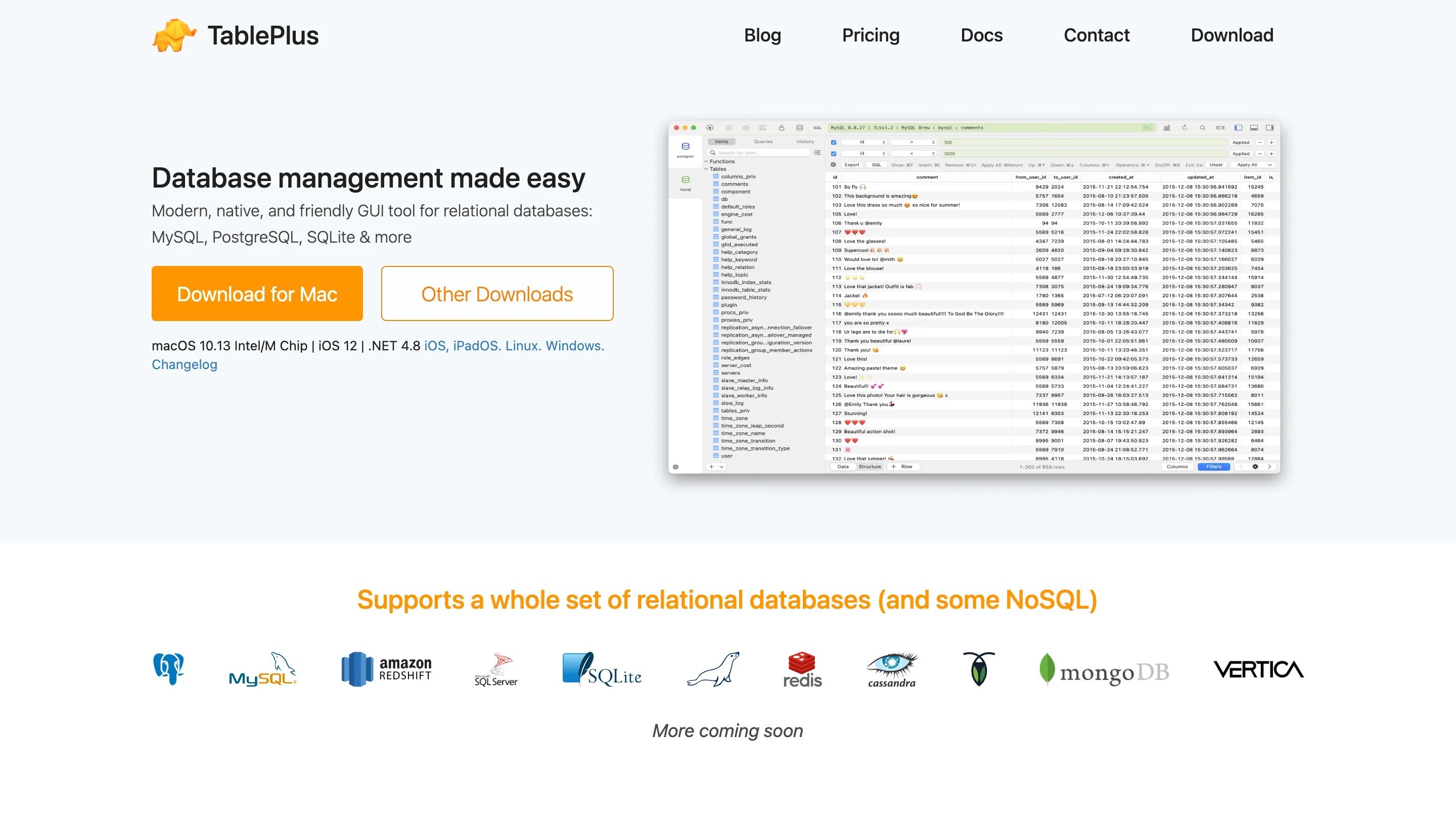 TablePlus-Modern-Native-Tool-for-Database-Management - PostgreSQL GUI
