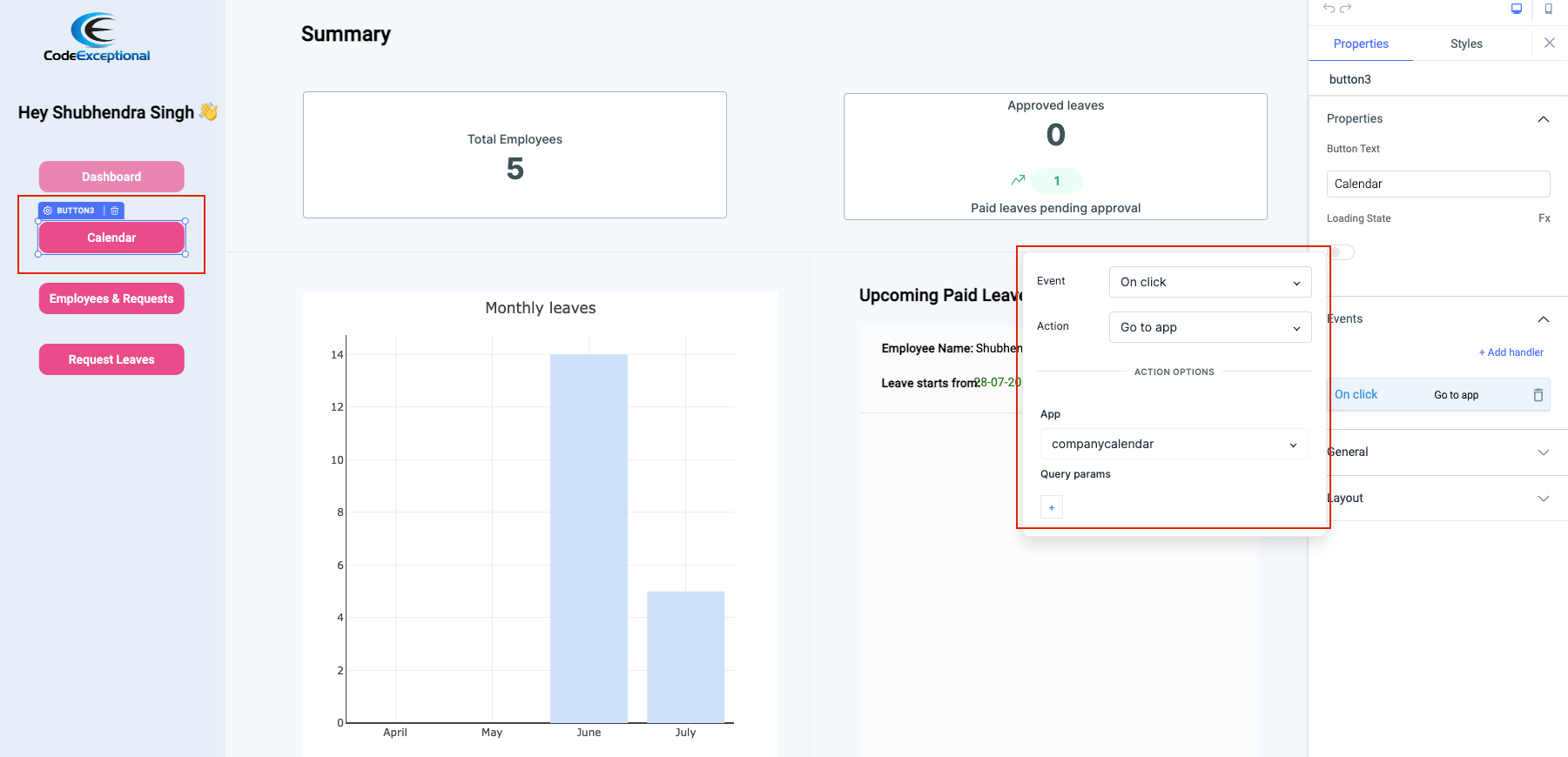 mongodb - Connecting the applications on the sidebar of each application