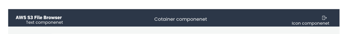 aws s3 browser - navbar