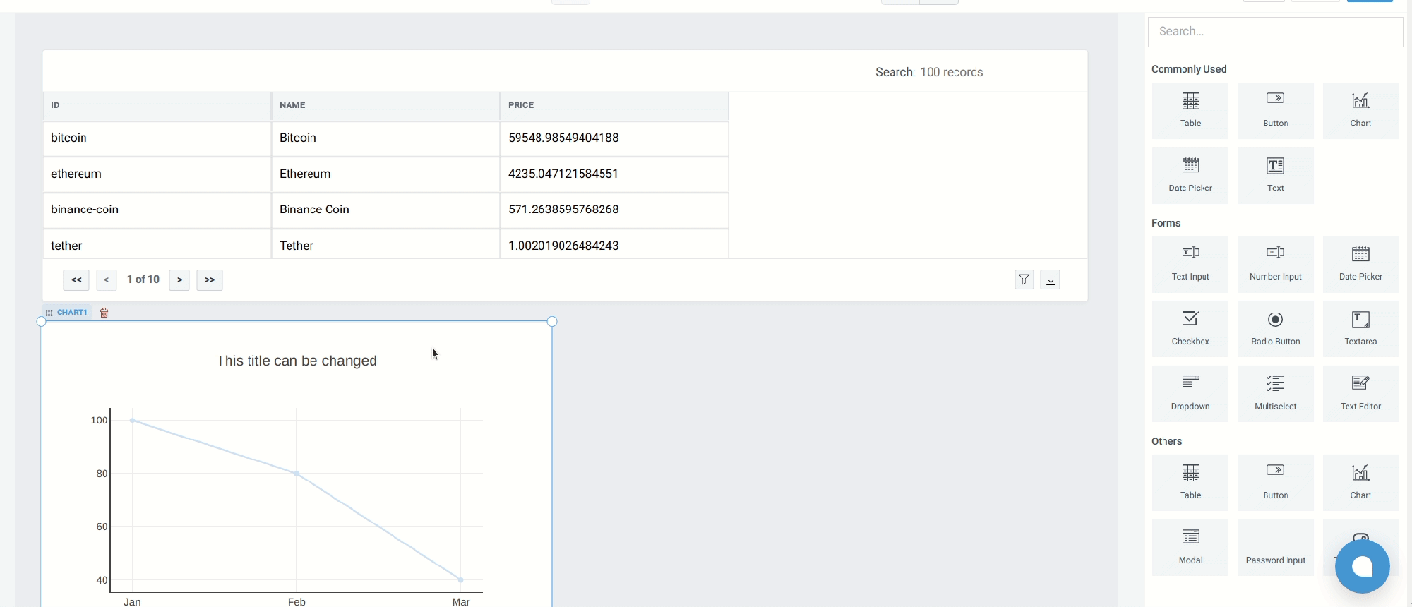 How to Build Cryptocurrency Dashboard in 10 Minutes