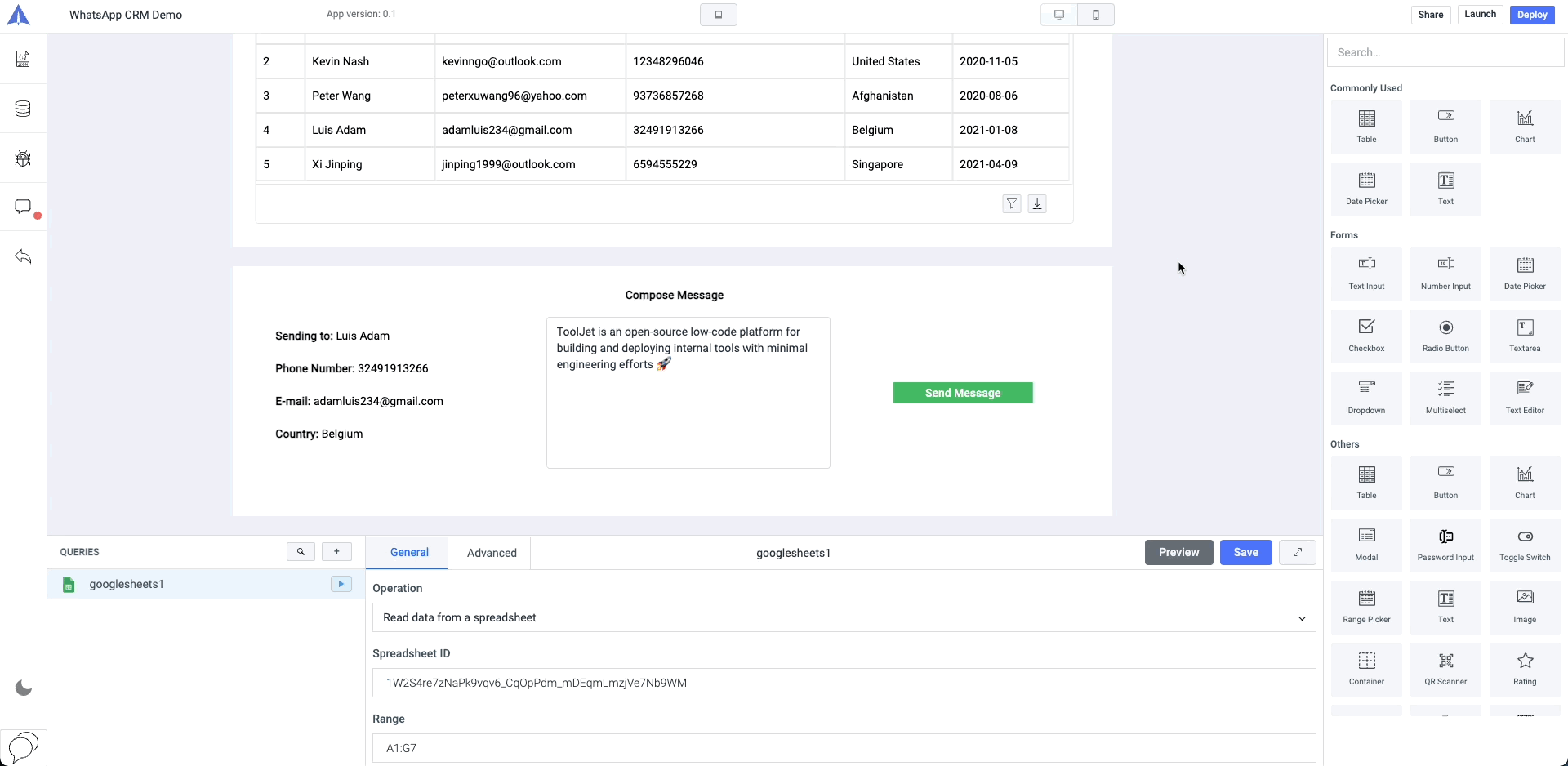 Making app shareable