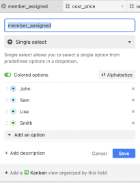 CRM - member assigned