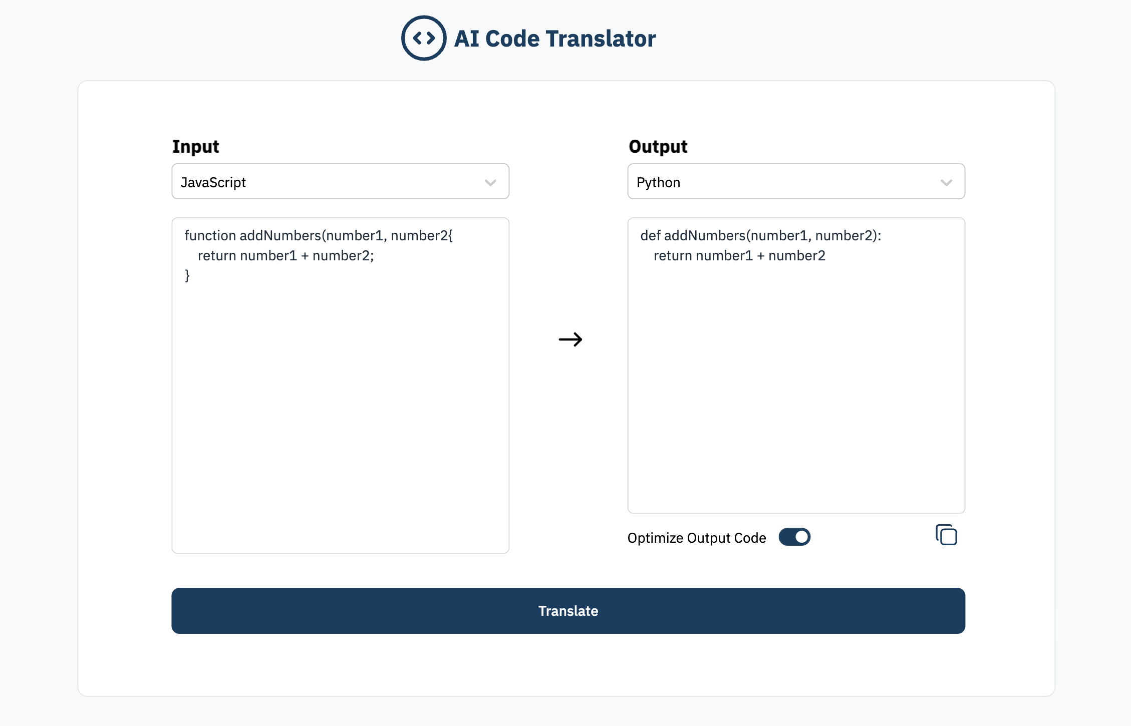 AI-Code-Translator-Preview