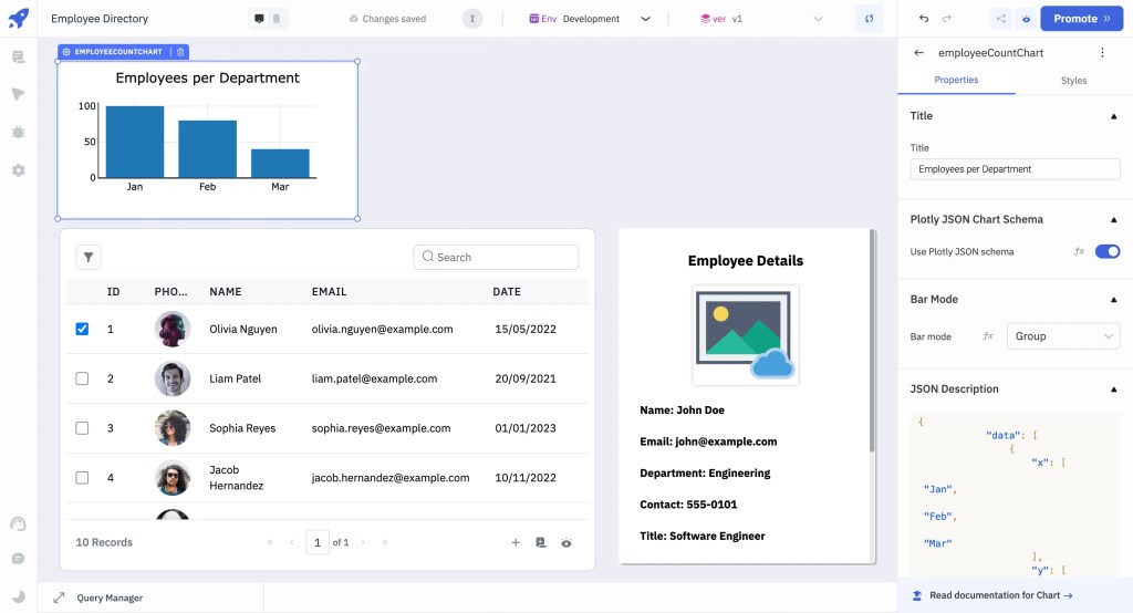 employee Data Table