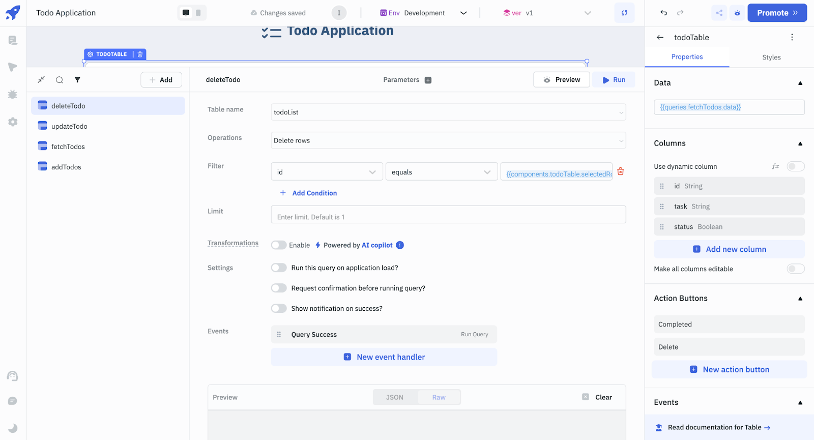 Deleting the Todo - Todo Application