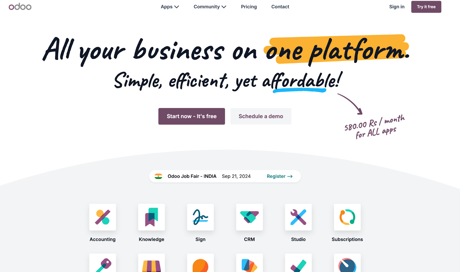 Odoo: The open-source Swiss Army Knife - open source business applications