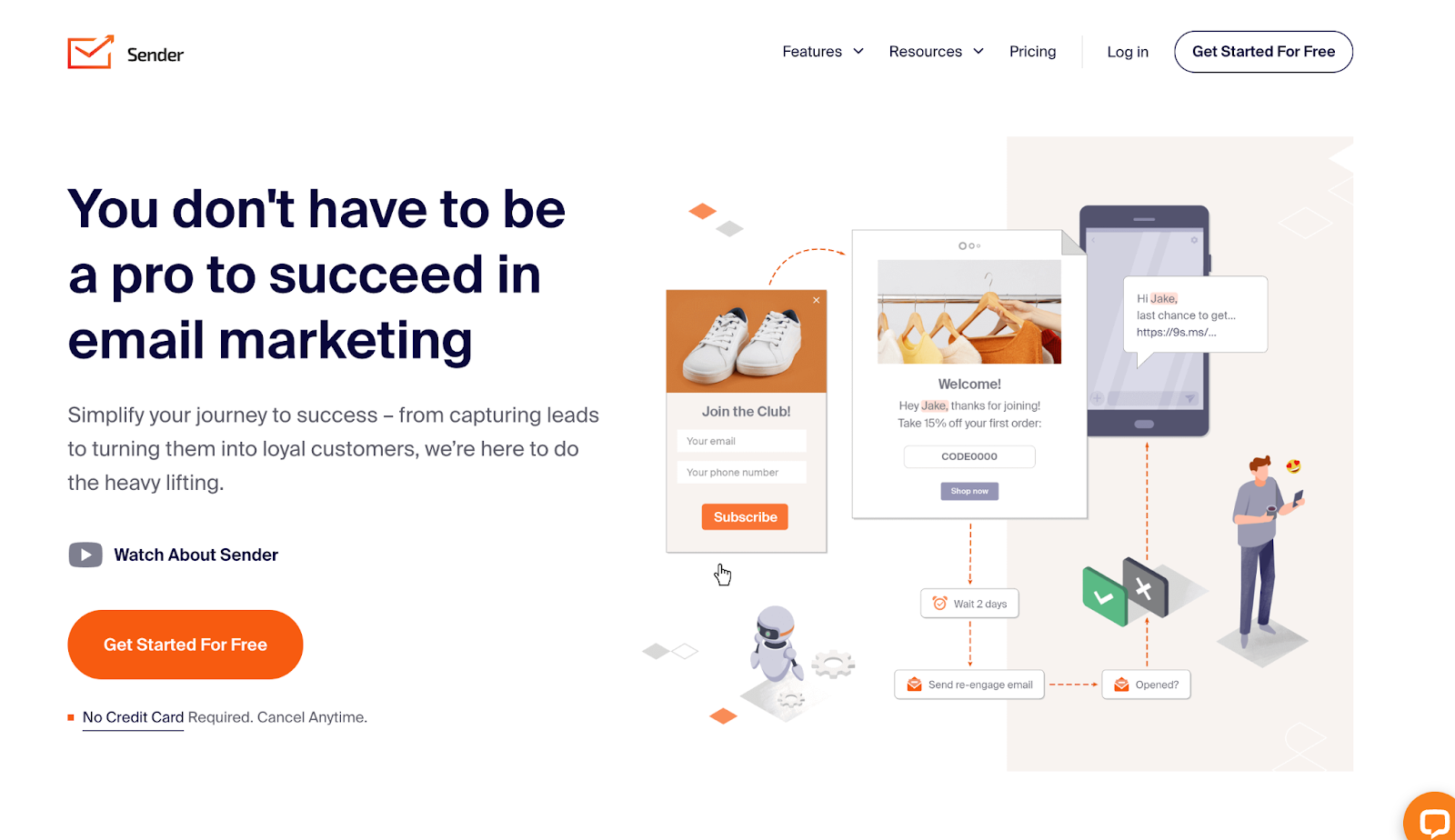 Sender - workflow automation