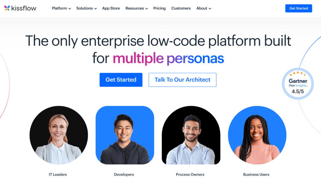 Low code process automation tools with drag-and-drop builder-kissflow