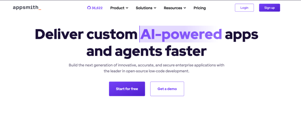 Best open-source platform tailored to build internal tools quickly-Appsmith