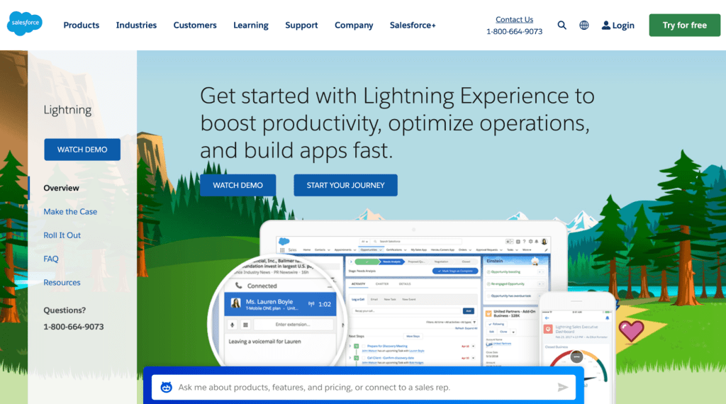 Powerful low-code tool focused on customer relationship management and citizen engagement applications-Salesforce.