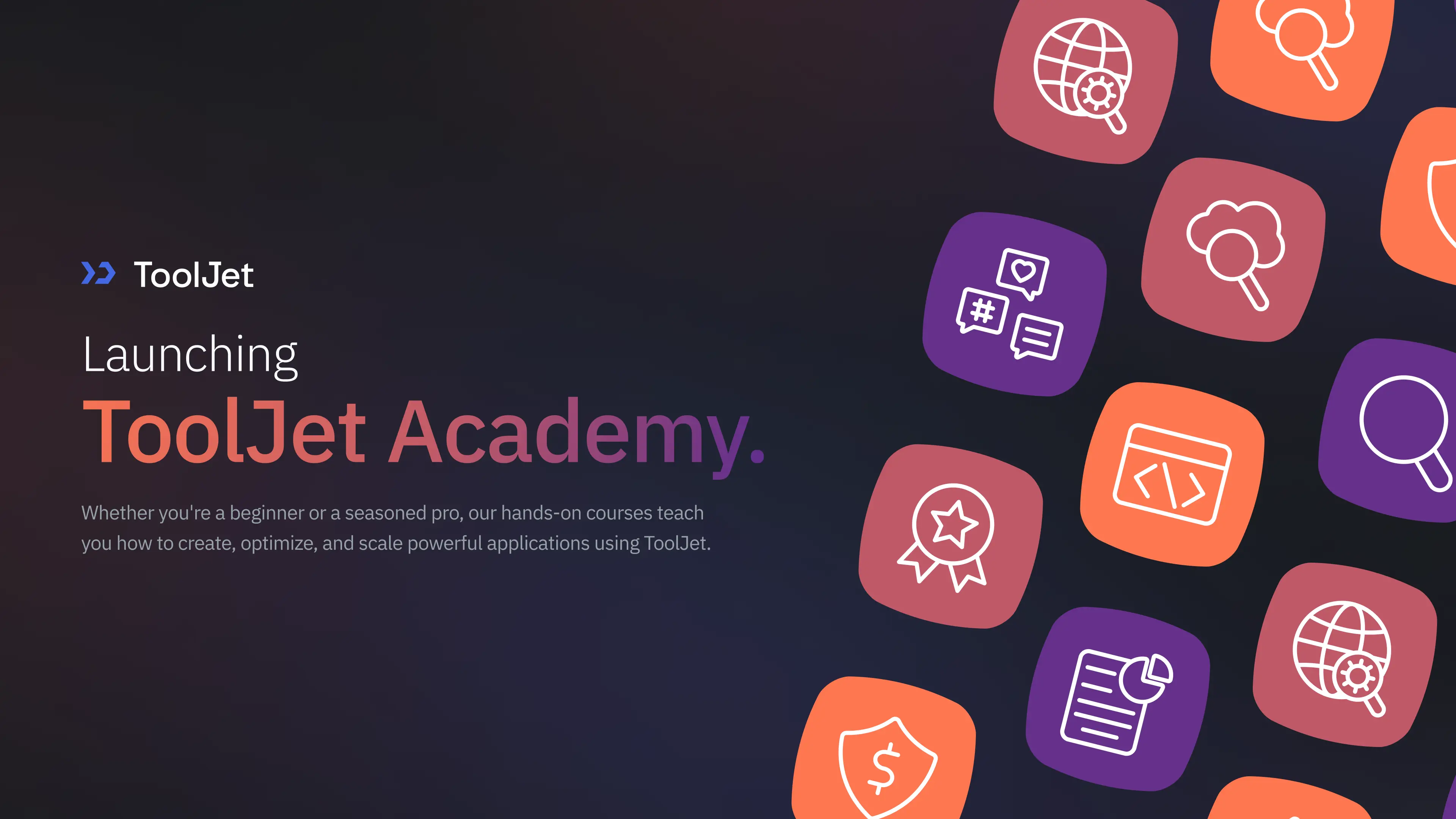 ToolJet Academy Launch announcement