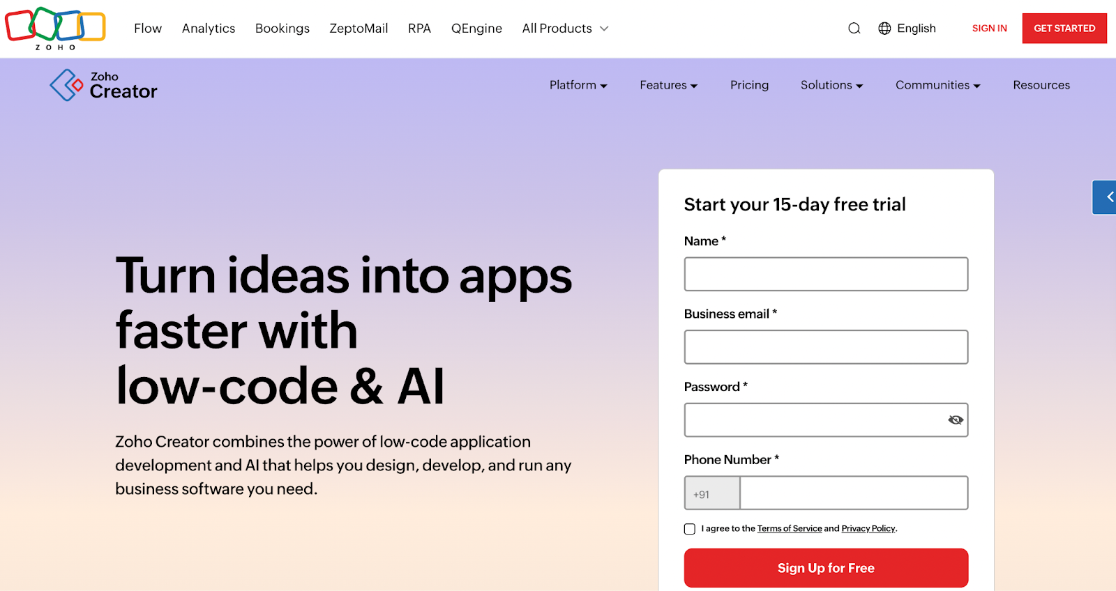 low-code internal tool builder
