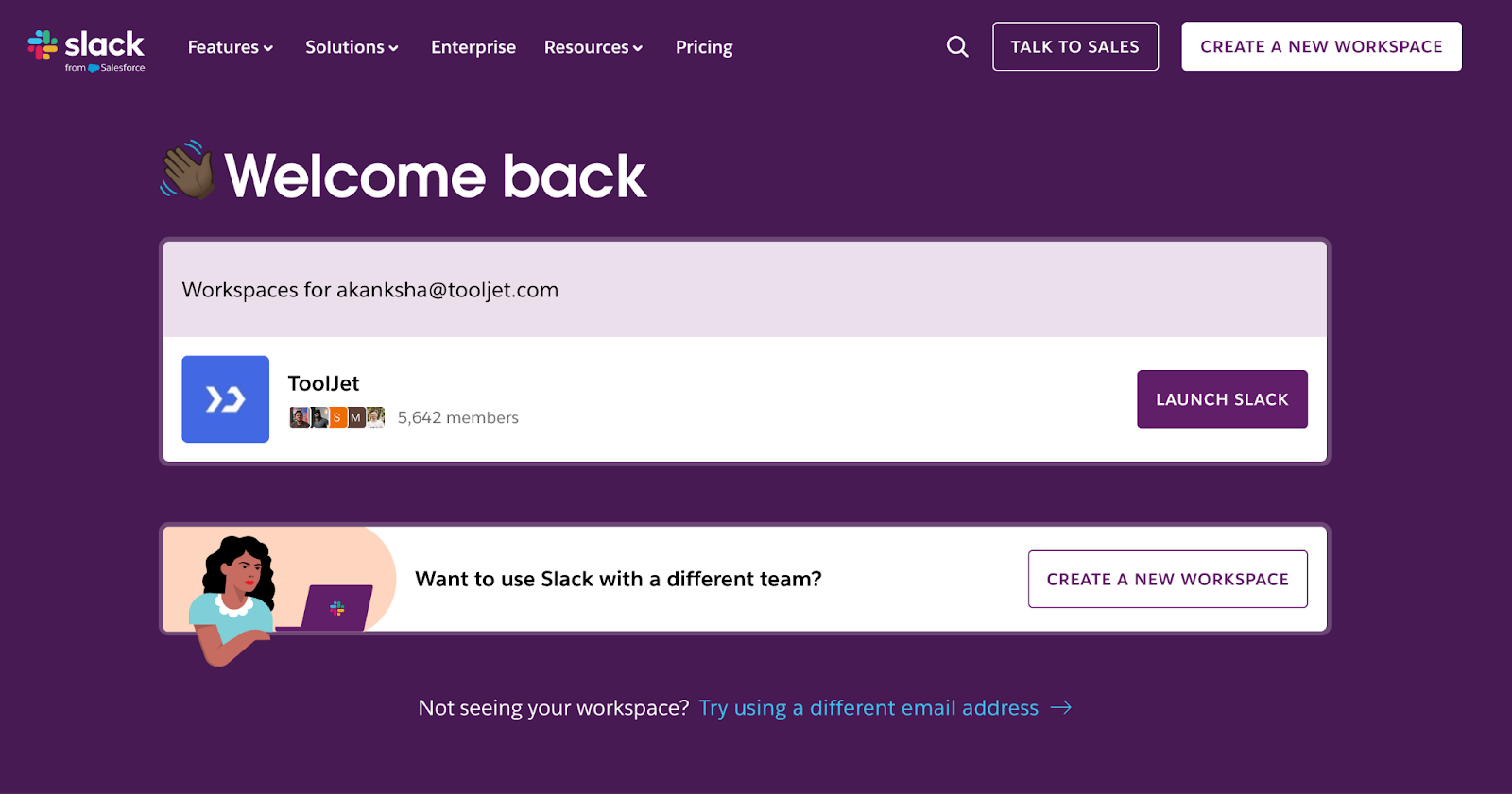 Slack: Internal collaboration tools
for communication 
