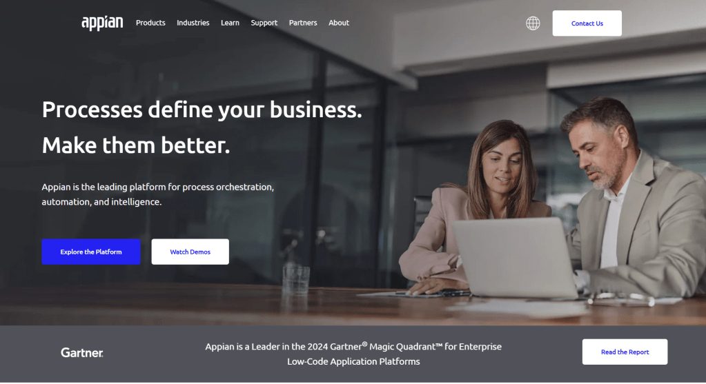 Best low-code platform for modernizing legacy systems-Appian