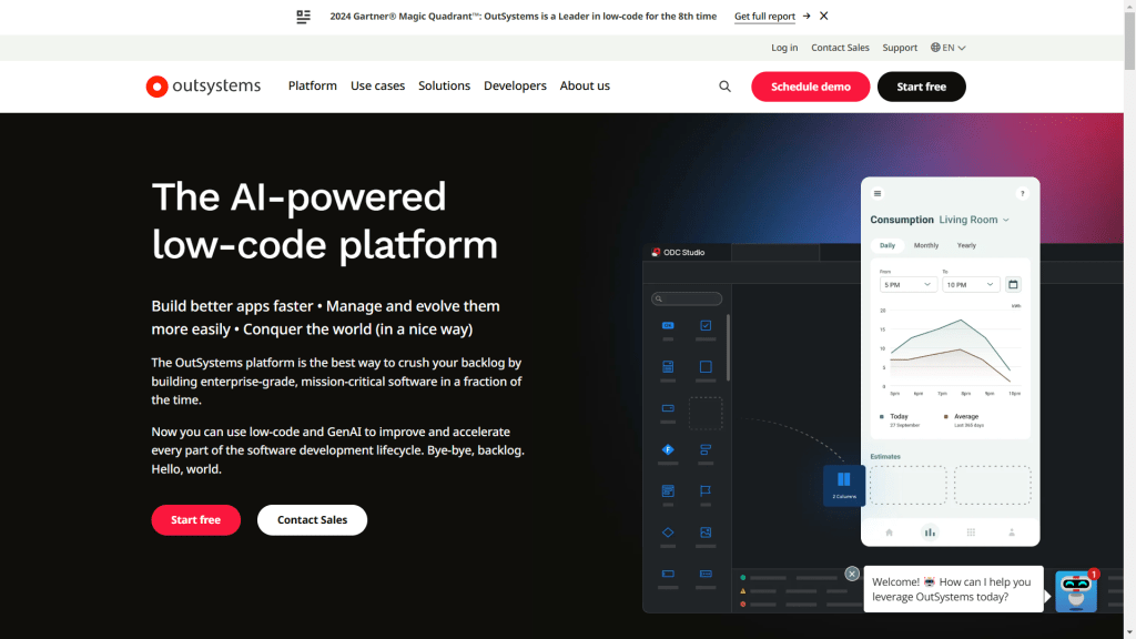Best low-code tool that helps organizations modernize legacy systems while ensuring security and performance-Outsystems