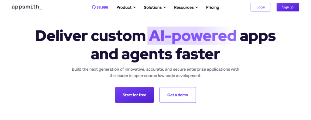 Best open-source platform that simplifies citizen application development-Appsmith