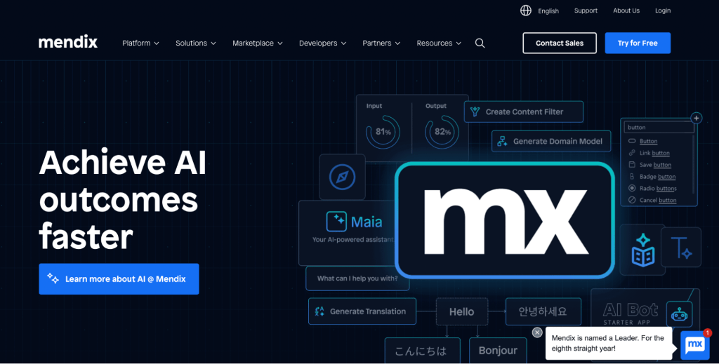 Mendix-an alternative to wave maker software that focuses on building scalable, enterprise-grade applications with speed and control