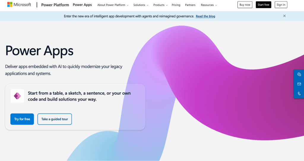 Microsoft power apps-wavemaker alternative enables rapid development of apps within the Microsoft ecosystem. Perfect for businesses already using Office 365
