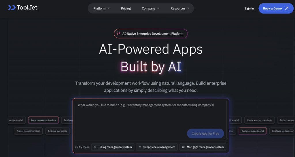Top low-code platform for citizen app development and to build custom solutions without writing code-ToolJet