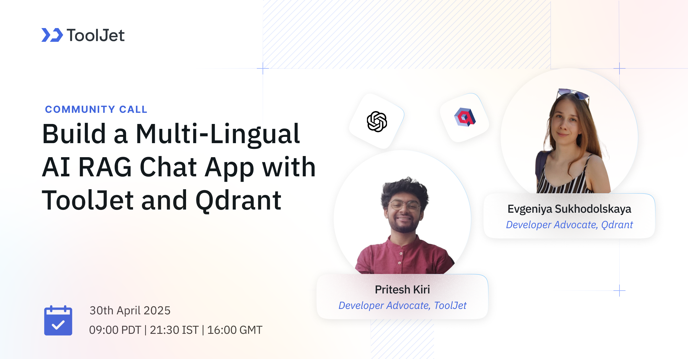 Tutorial on building a multi-lingual AI RAG chat App with ToolJet and Qdrant