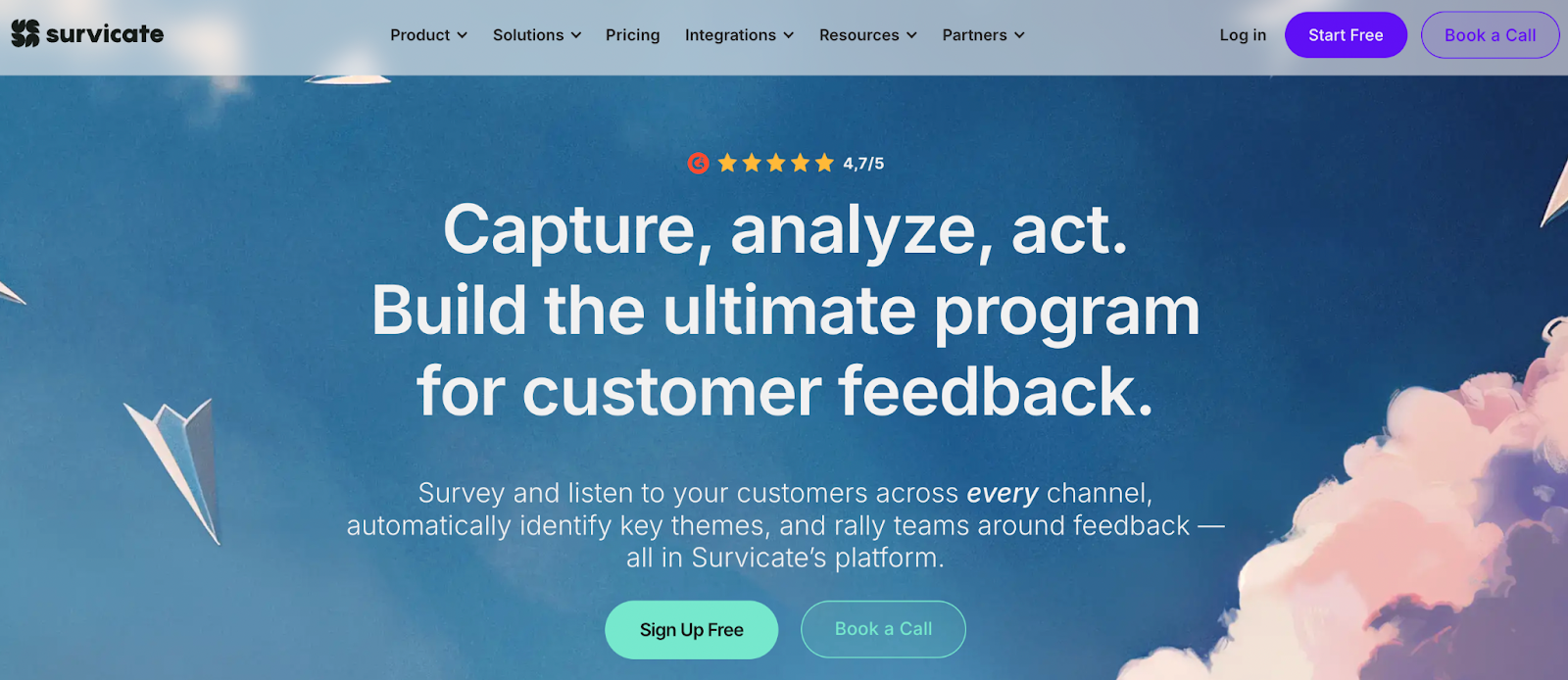 Customer feedback tools
