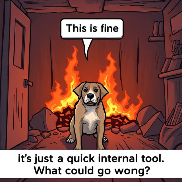Struggles of DIY internal tools