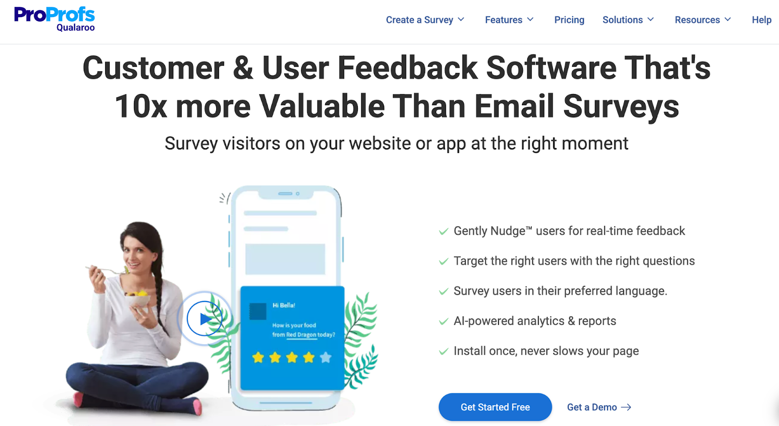 Customer feedback tools

