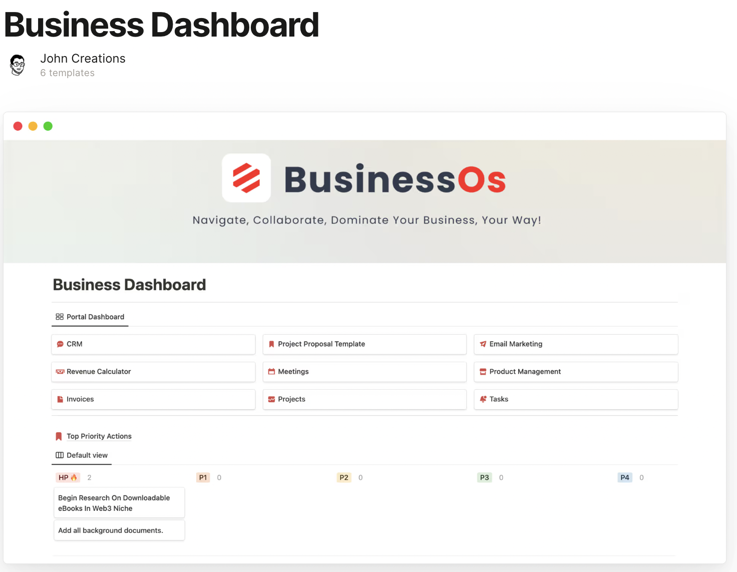 best notion templates