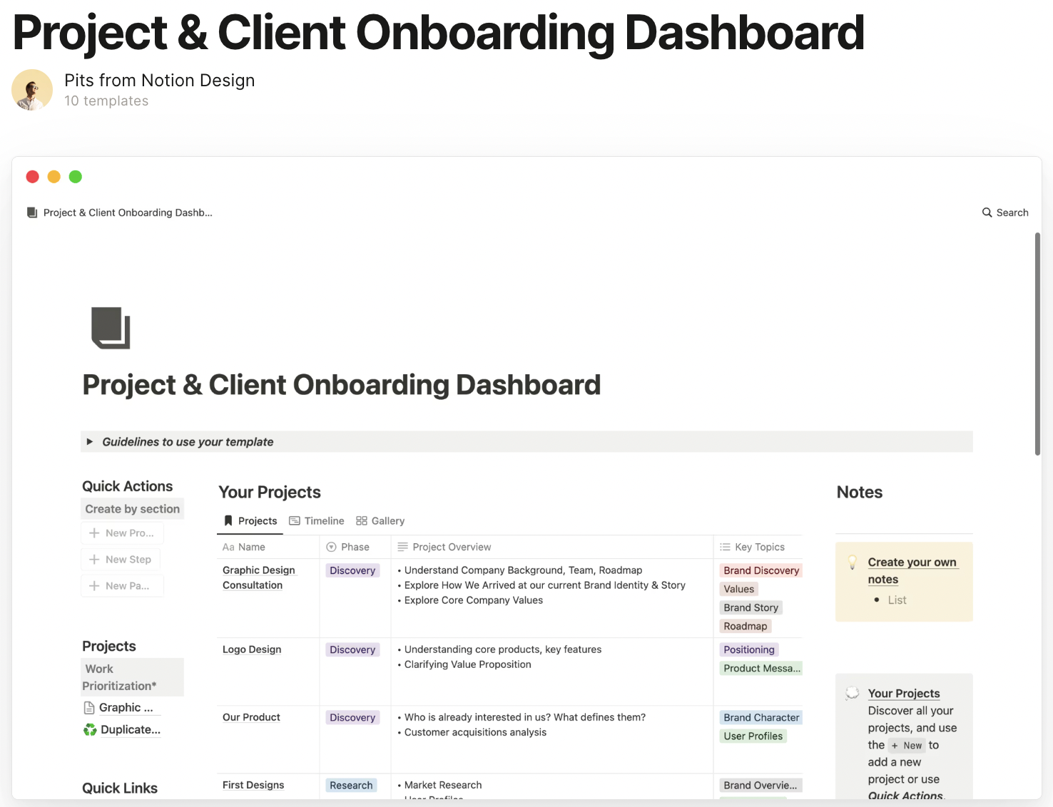 best notion templates