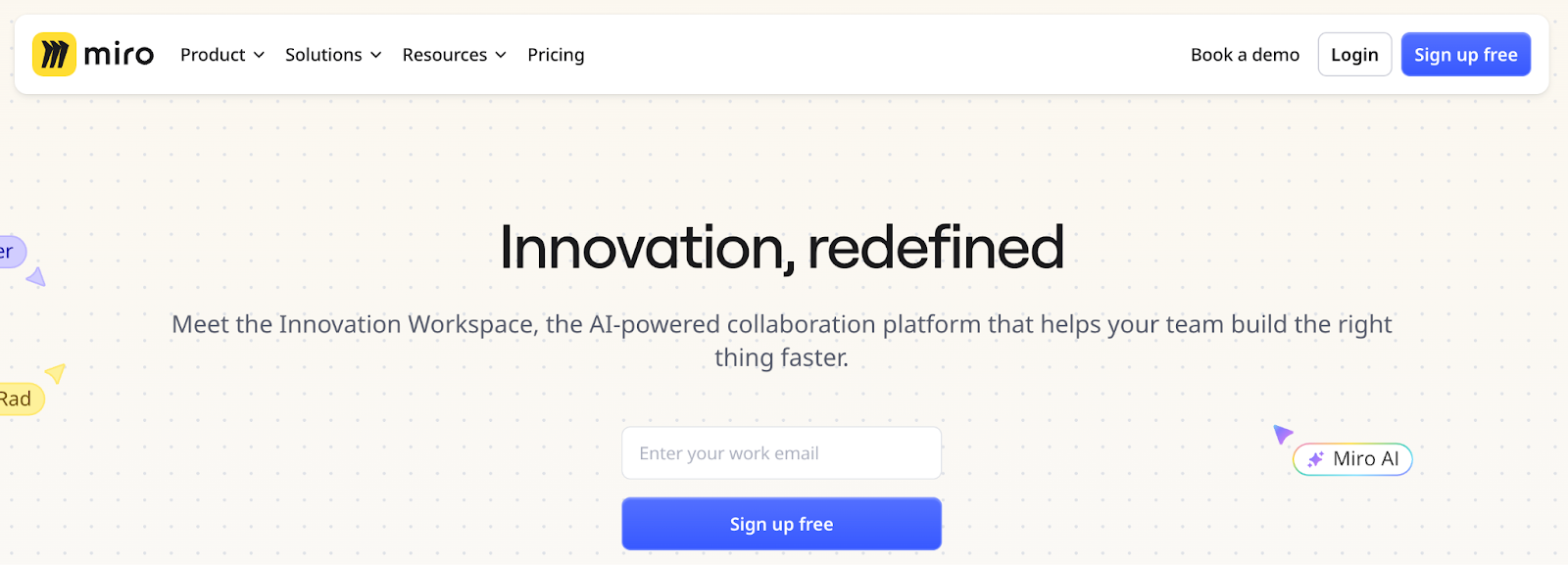 Miro: Flowcharts, whiteboarding, and process diagrams
