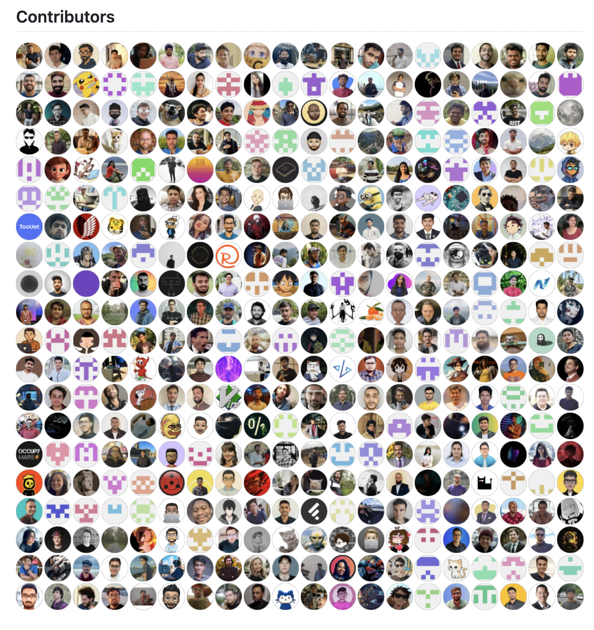 Who are contributors on GitHub? 