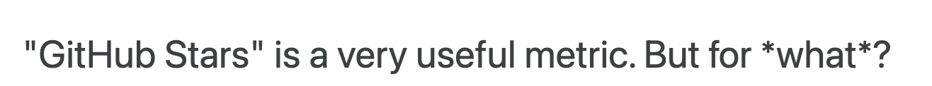 Why Github stars are important? 