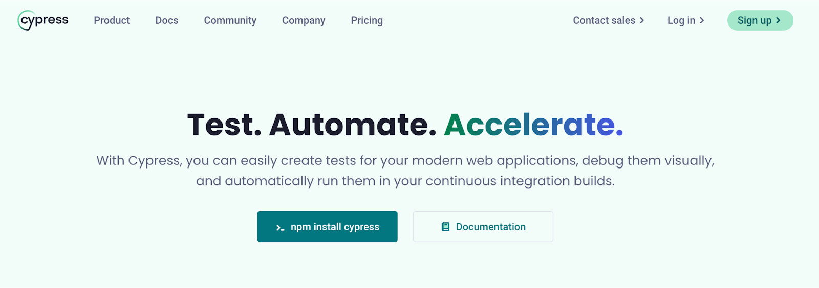 Cypress: Automated UI testing

