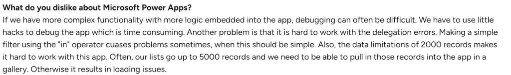 alternative to power apps- reddit