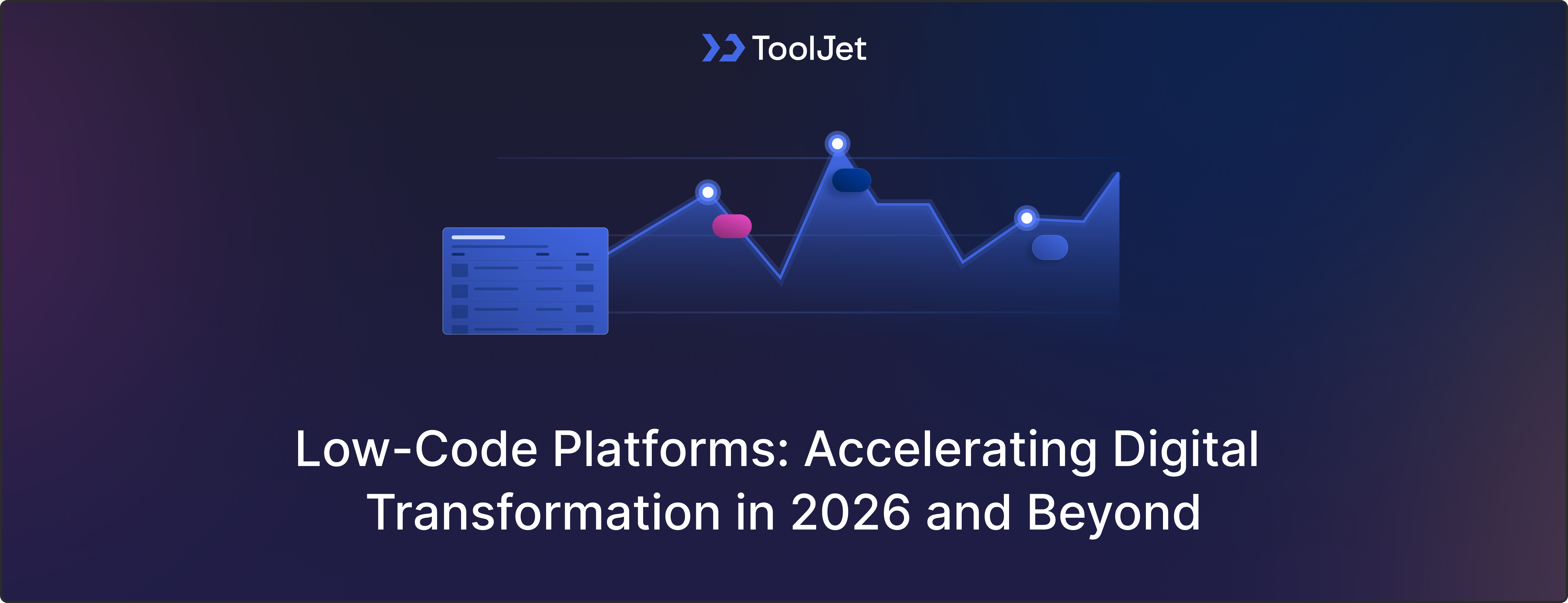 Low-code development platform helping enterprises accelerate digital transformation and build internal tools
