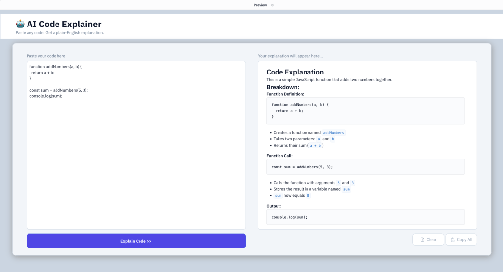 build-ai-powered-code-explainer-app