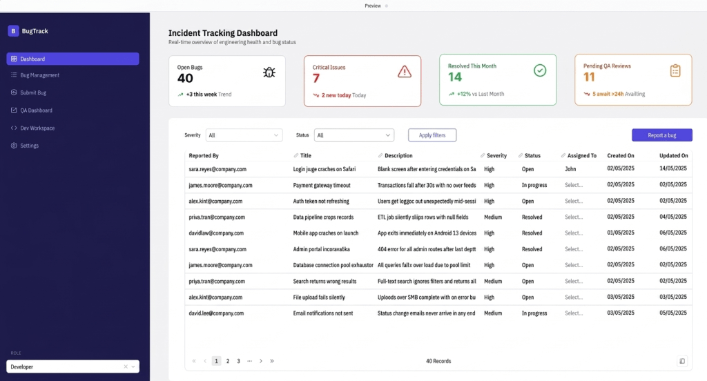 build-bug-tracker-software-with-tooljet