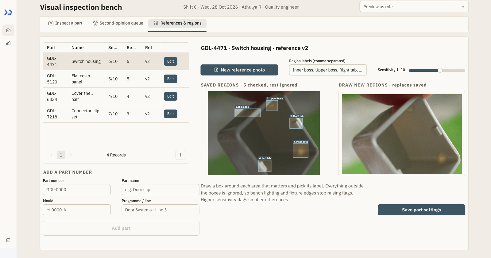 References and regions (build a visual quality gate with ToolJet MCP)